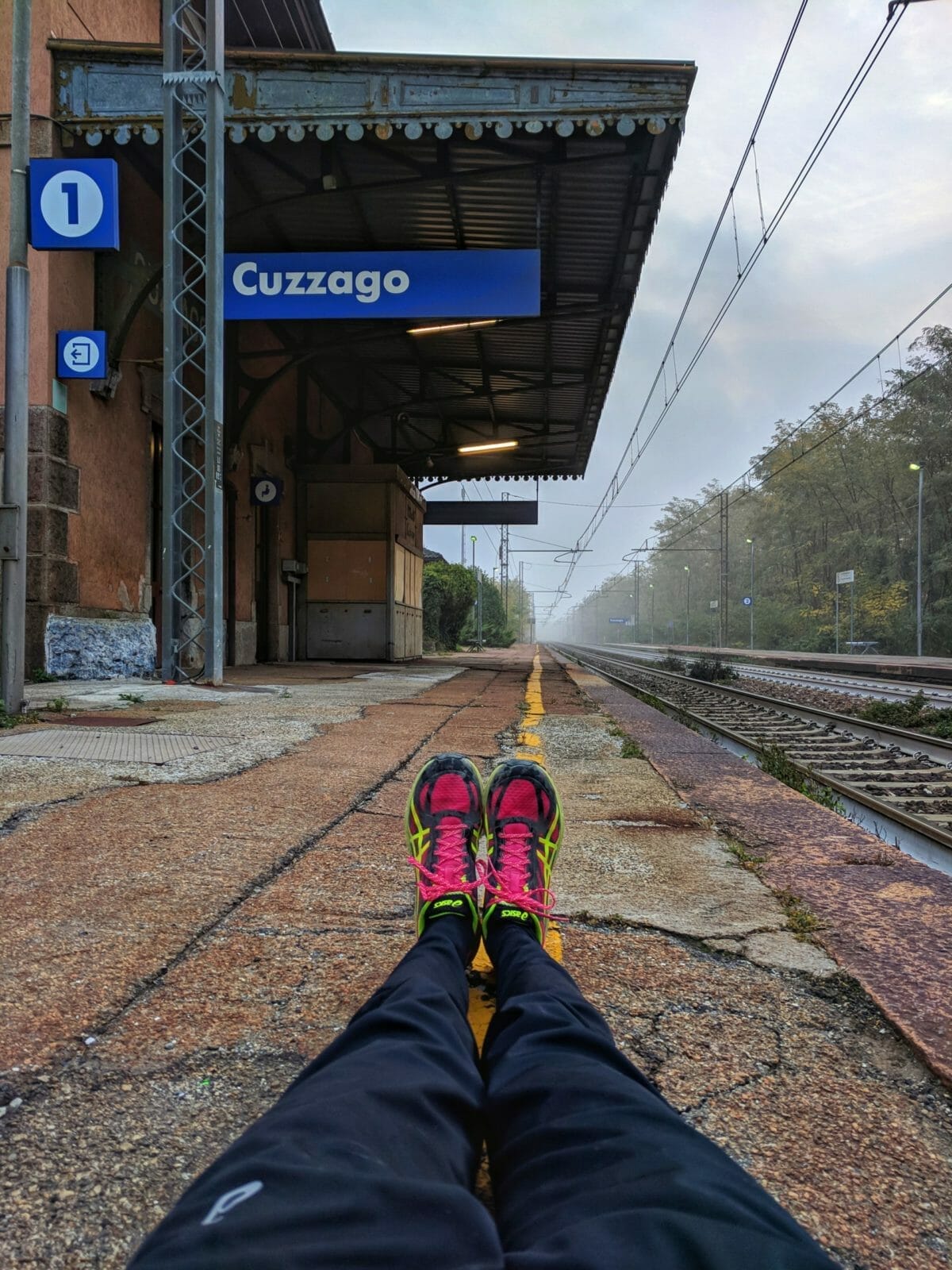 UTLO Ultratrail Italien - Bahnhof Cuzzago