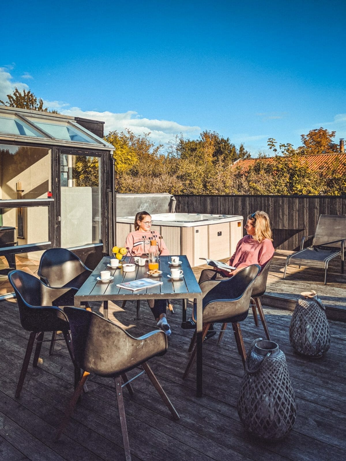 URLAUB DÄNEMARK - UNBEZAHLBARE FAMILIENMOMENTE IM FERIENHAUS 31 Terrasse - Erholung
