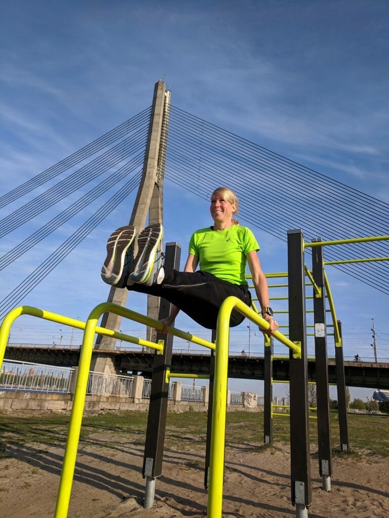 Trimm Dich Pfad - Turnen