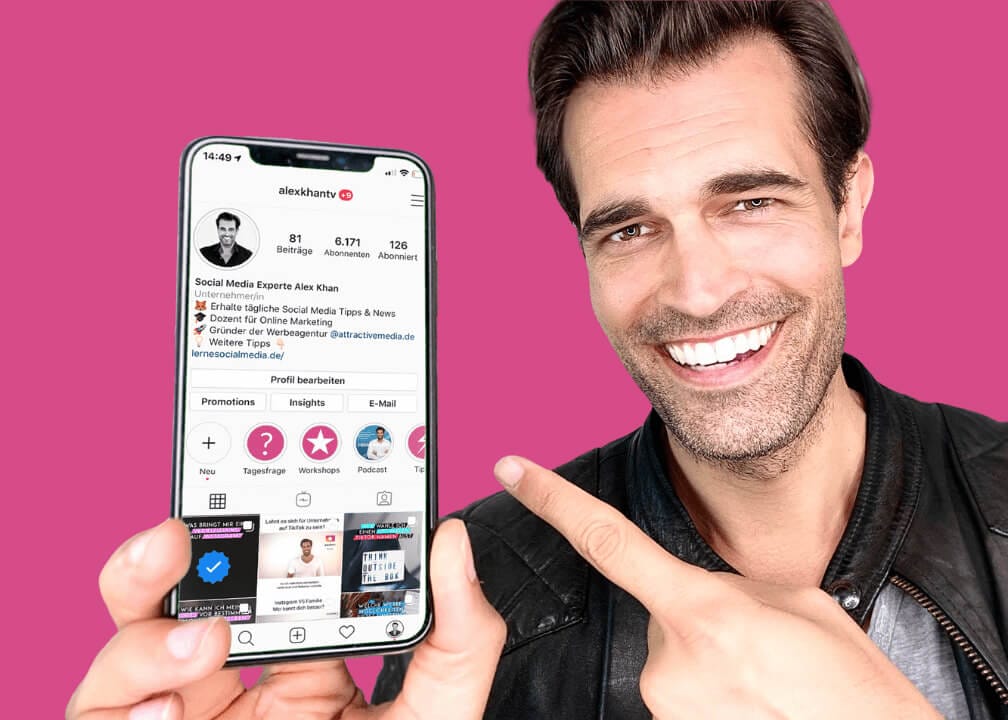 Instagram Tipps und Tricks - Profilbeschreibung - Alex Kahn