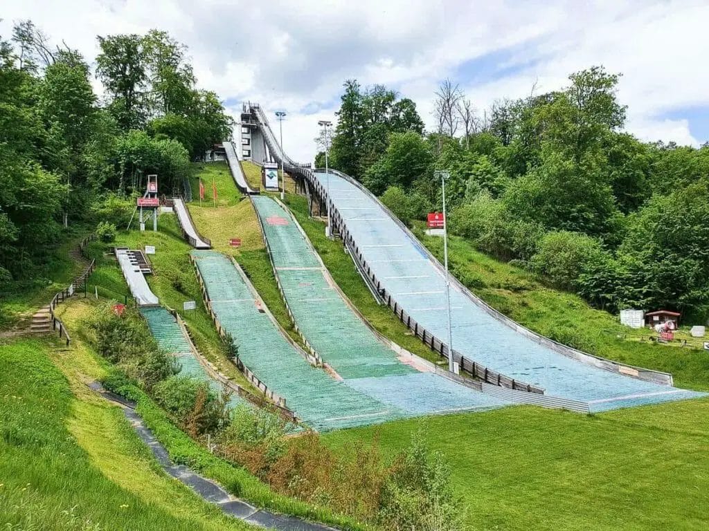 Ausflugsziele Brandenburg - Skisprungschanze Bad Freienwalde