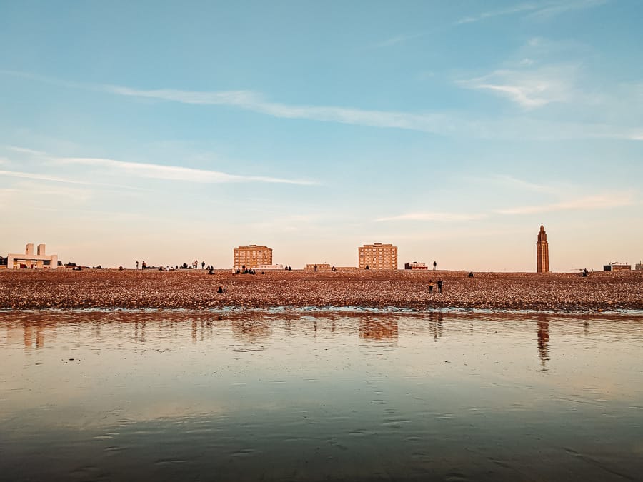 Normandie Sehenswürdigkeiten - Le Havre Strand