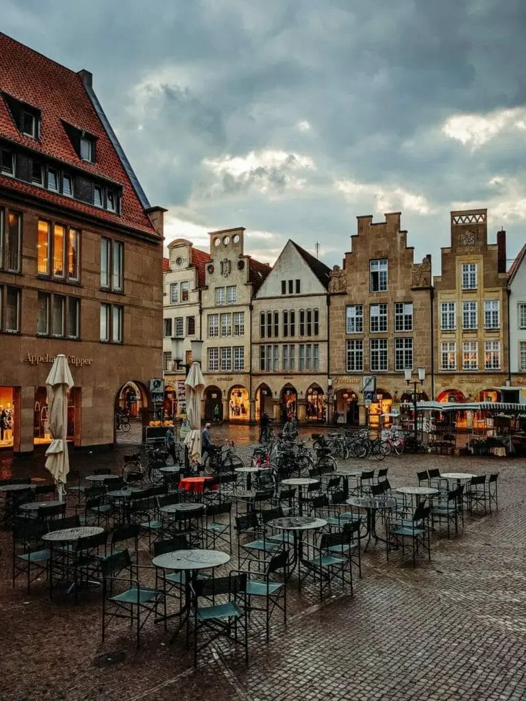 Schönste Städte Deutschlands - Prinzipalmarkt in Münster, NRW