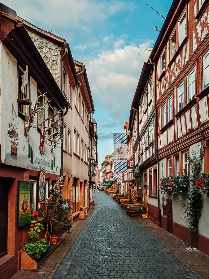 Fachwerkhäuser in der Altstadt von Miltenberg - Schöne Städte Bayern