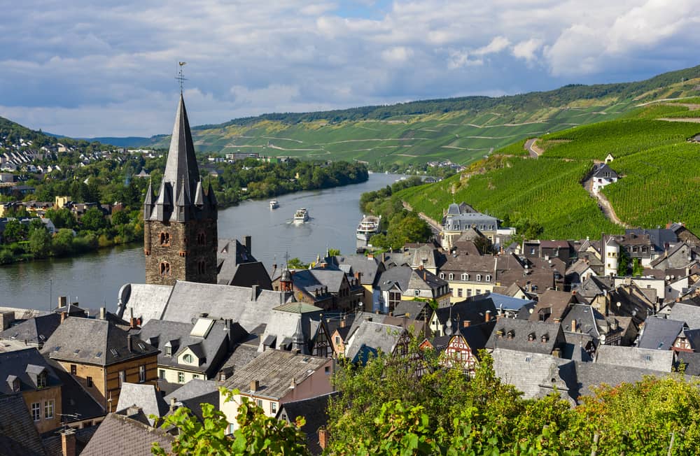 Blick auf Bernkastel-Kues - Bernkastel Kues Sehenswürdigkeiten