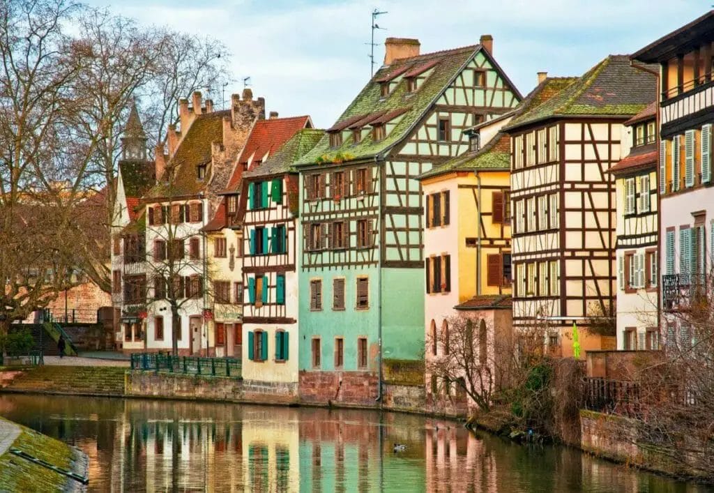 Häuser in Strassburg - Sehenswürdigkeiten Frankreich