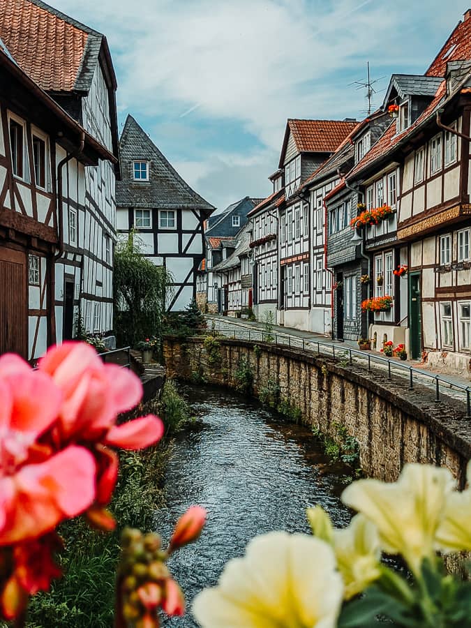 Goslar Sehenswürdigkeiten - Bach durch Goslar