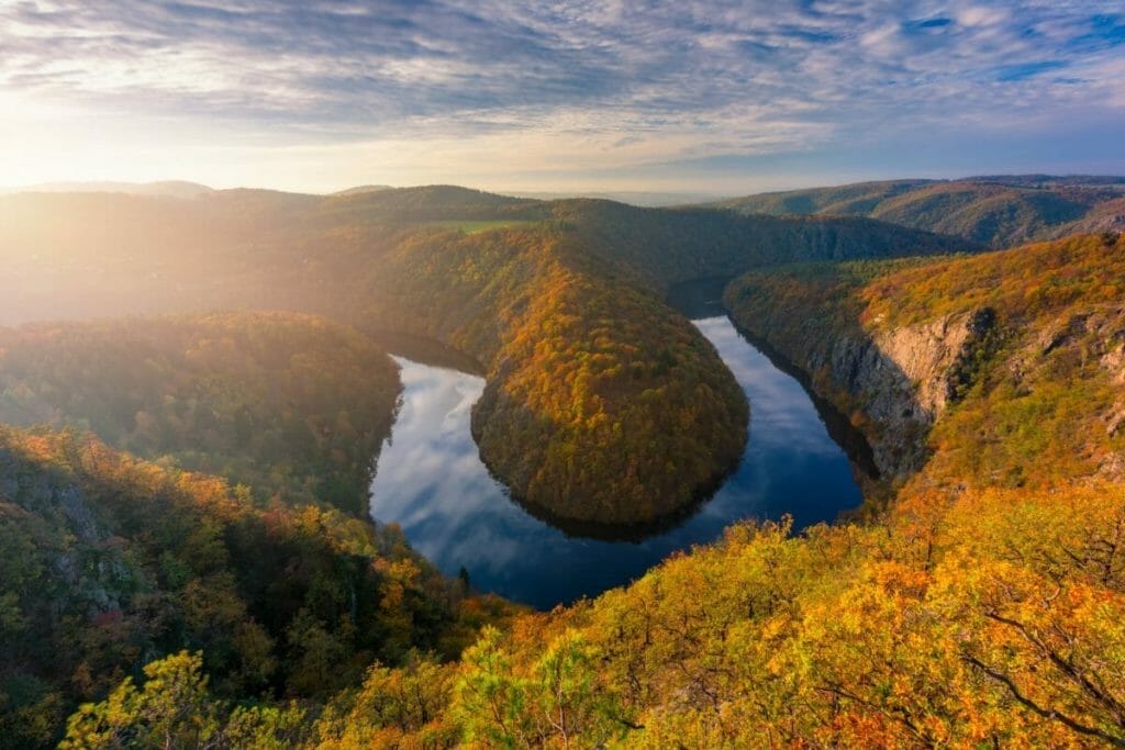 Flussschleife Vyhlidja Maj - Tschechien Sehenswürdigkeiten 
