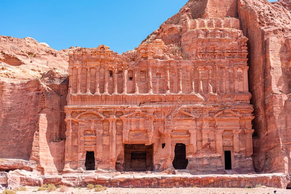 Palastgrab - Petra Jordanien