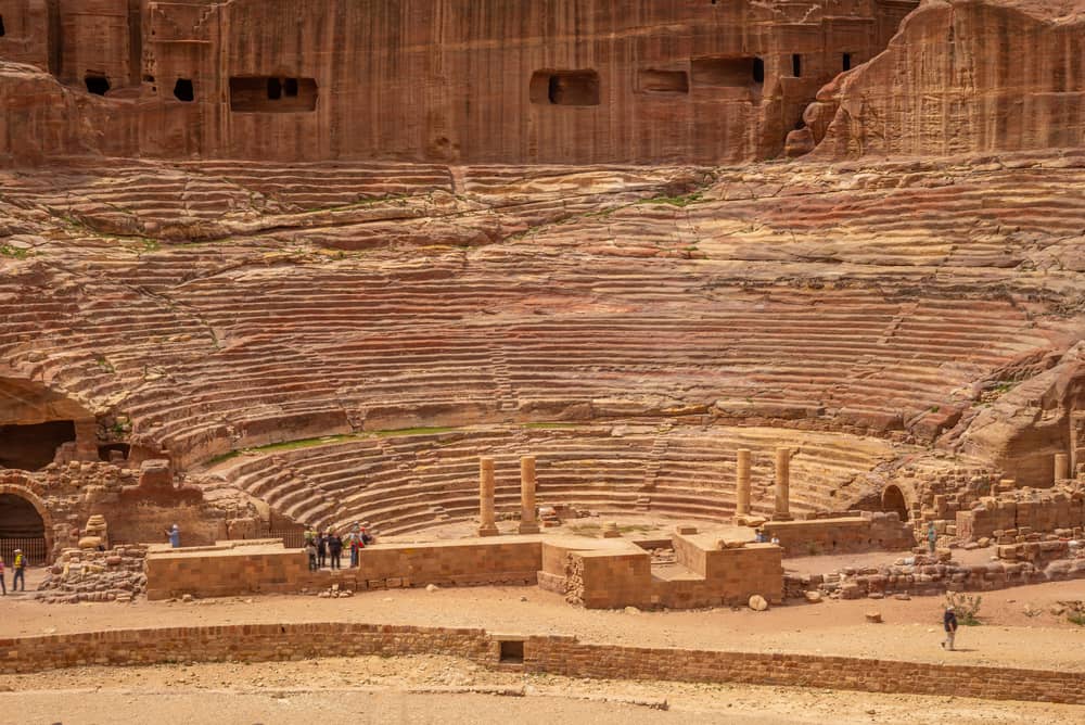 Das römische Theater - Petra Jordanien