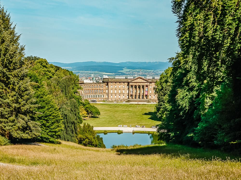 Blick auf das Schloss Wilhelmshöhe - Kassel Sehenswürdigkeiten