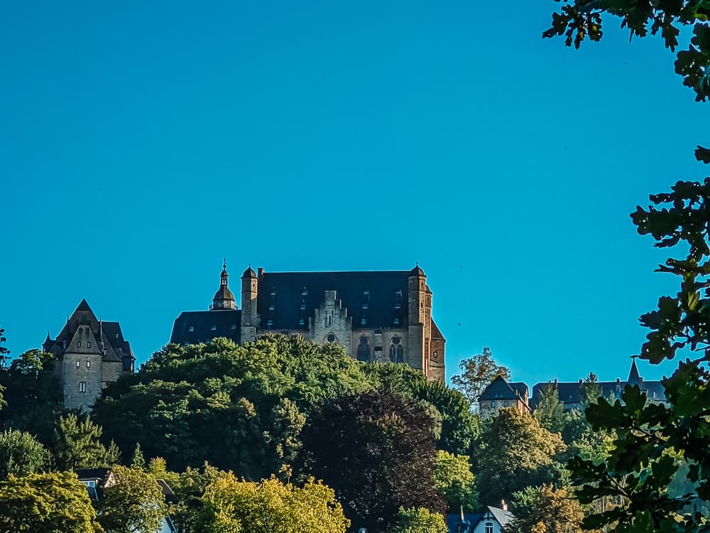 Das Landgrafenschloss in der Oberstadt von Marburg - Marburg Sehenswürdigkeiten