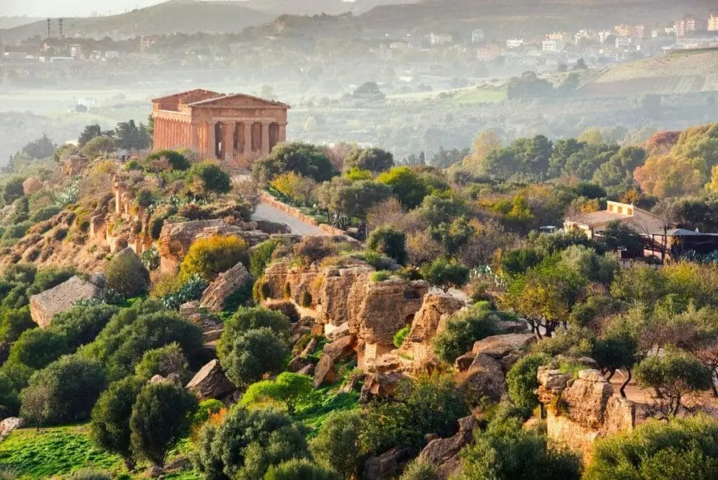 Concordia Tempel in Agrigento - Schönsten Sizilien Städte