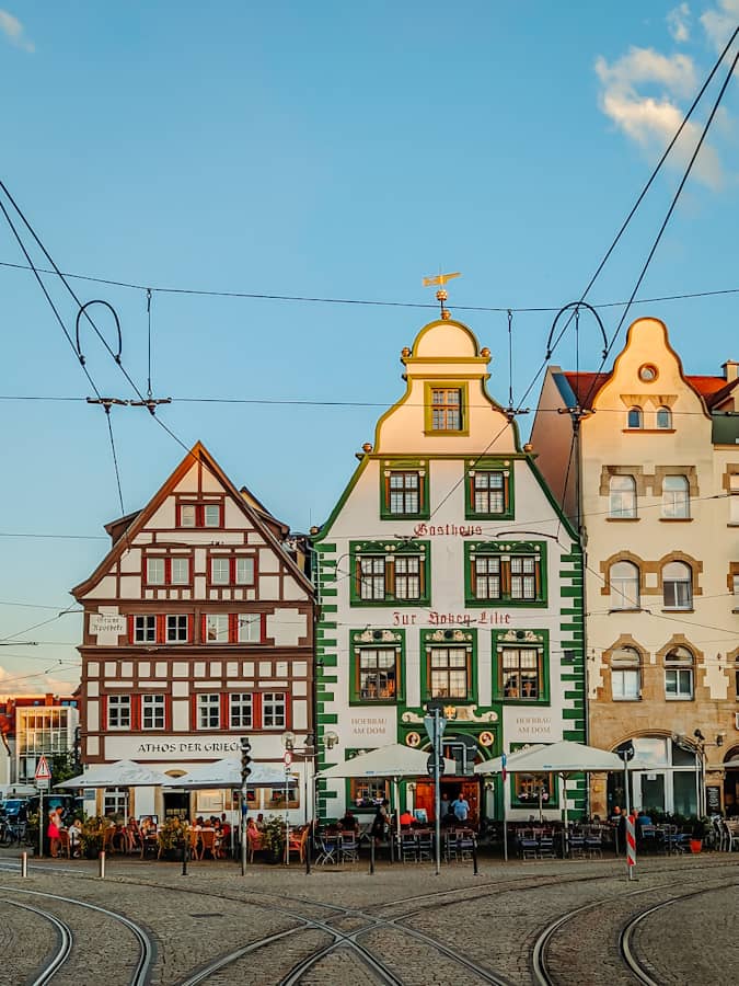 Fachwerkhäuser in der Erfurter Altstadt - Erfurt Sehenswürdigkeiten