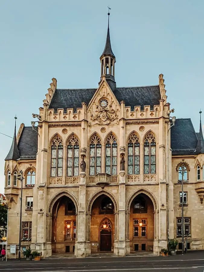 Das Erfurter Rathaus in der Altstadt - Erfurt Sehenswürdigkeiten