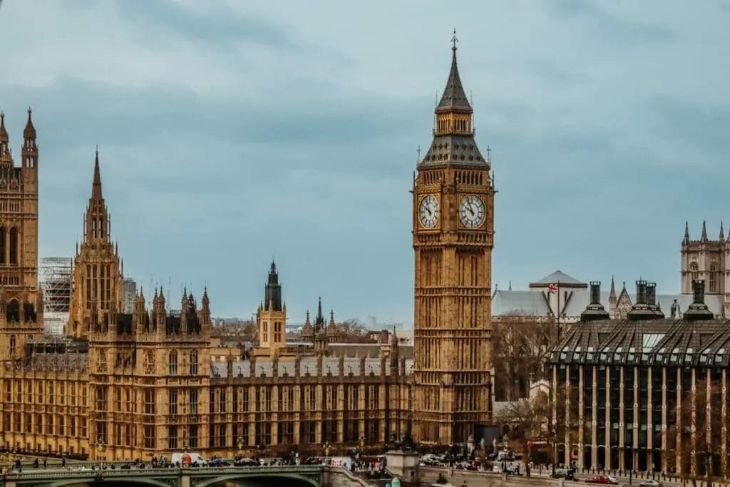 Tower of Elisabeth mit Big Ben in London - Europa Sehenswürdigkeiten