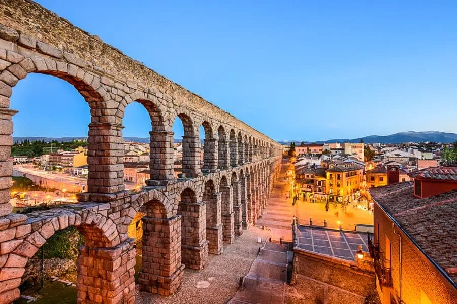 Der Aquädukt von Segovia - Spanien Sehenswürdigkeiten