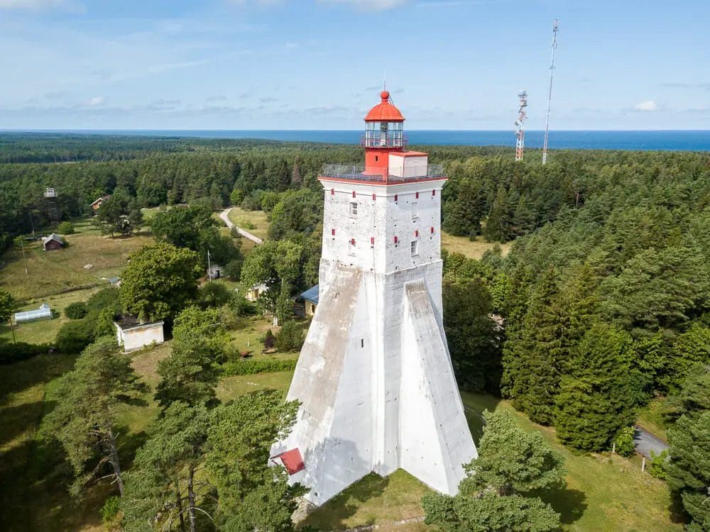 Historischer Leuchtturm auf der Insel Hiiumaa - Estland Sehenswürdigkeiten