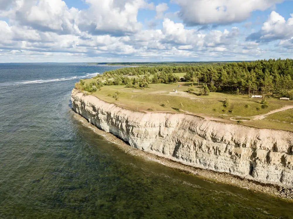 Steilküste Panga auf Saarema - Estland Sehenswürdigkeiten