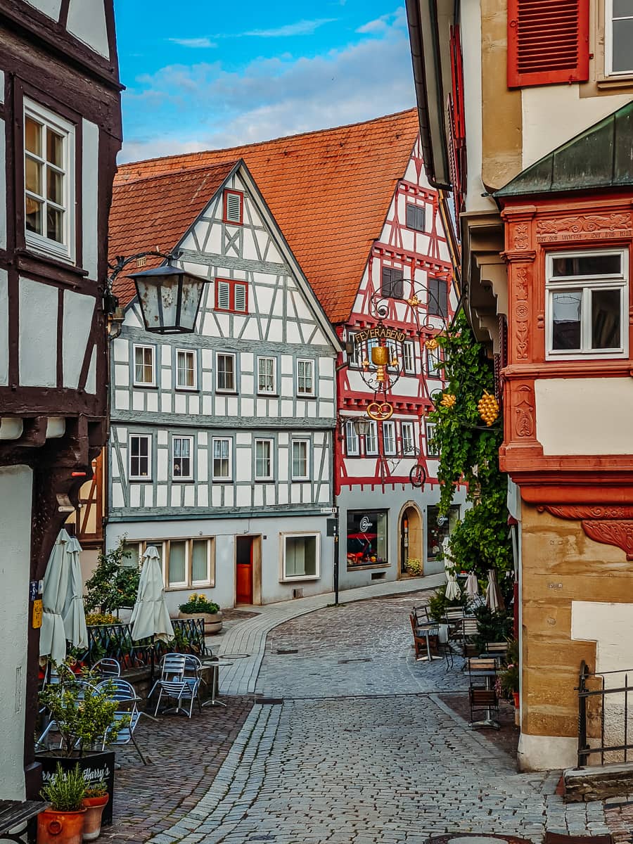 Gemütliche Gasse in Bad Wimpfen