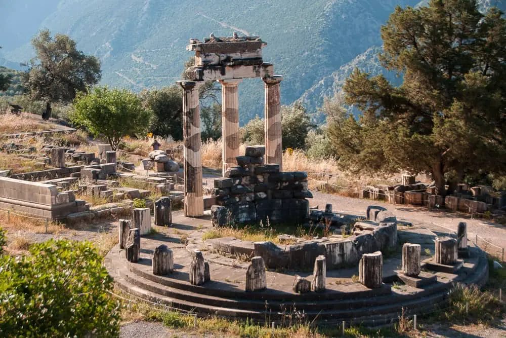 Die Ruinen von Delphi - Griechenland Sehenswürdigkeiten