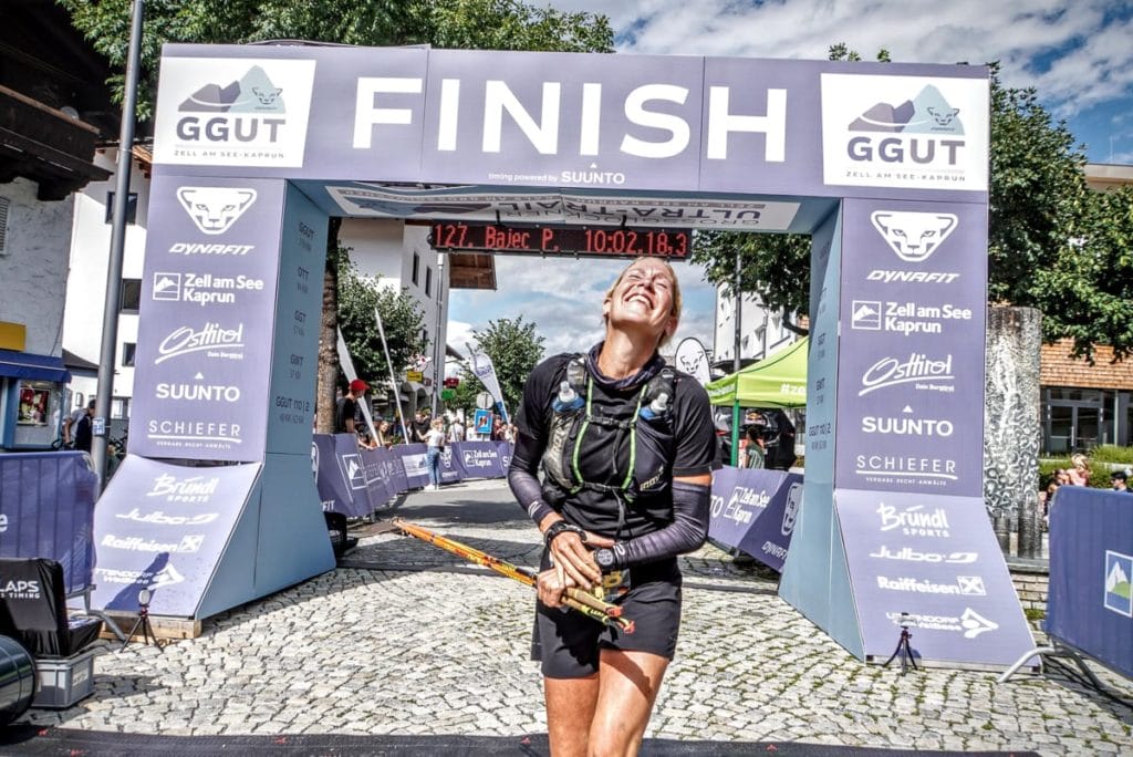 GROSSGLOCKNER ULTRA TRAIL: HALLO ANGST, WIR MÜSSEN REDEN! HALLO MUT, KOMM GERN DAZU! 36 Großglockner Ultra Trail Finish Judith Havers