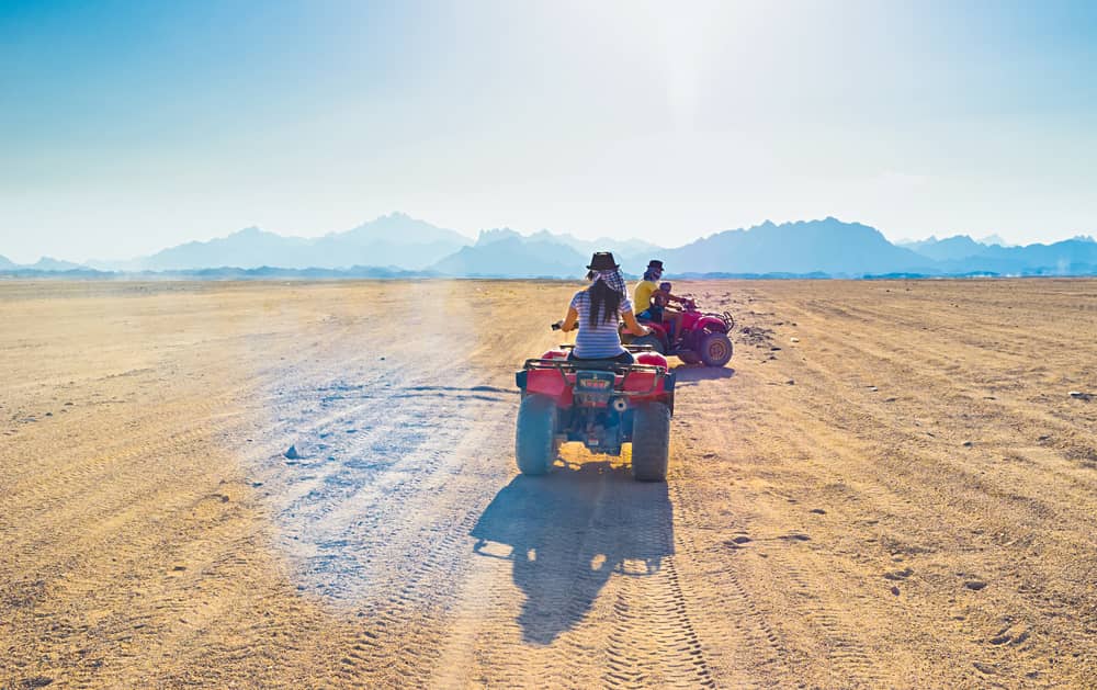Sehr beliebt: Eine Wüstensafari mit dem Quad - Hurghada Sehenswürdigkeiten