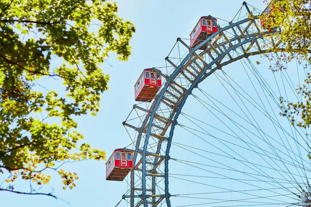 Riesenrad im Wiener Prater - Österreich Sehenswürdigkeiten