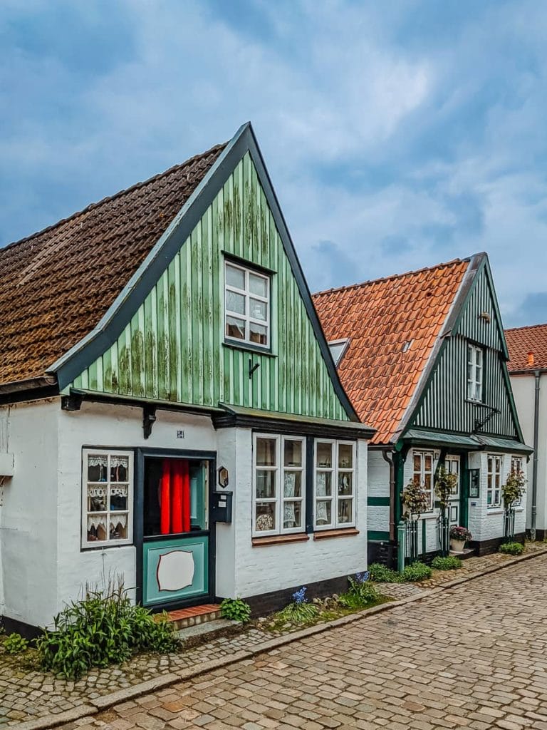Häuser in der Fischersiedlung Holm - Schleswig Sehenswürdigkeiten