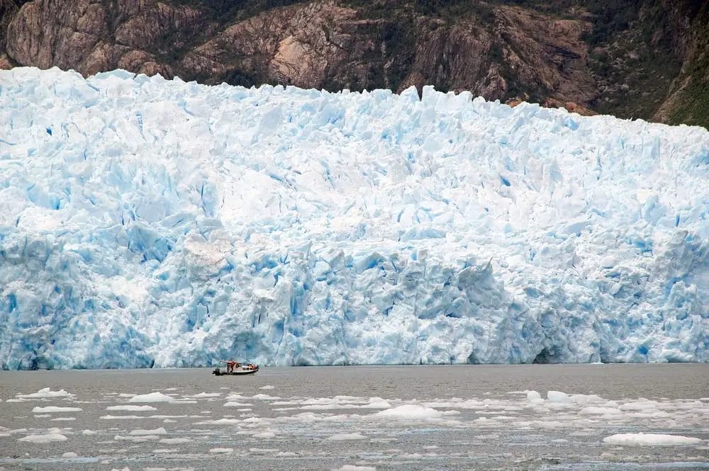 Beeindruckender Gletscher San Rafael in der gleichnamigen Bucht - Chile Sehenswürdigkeiten