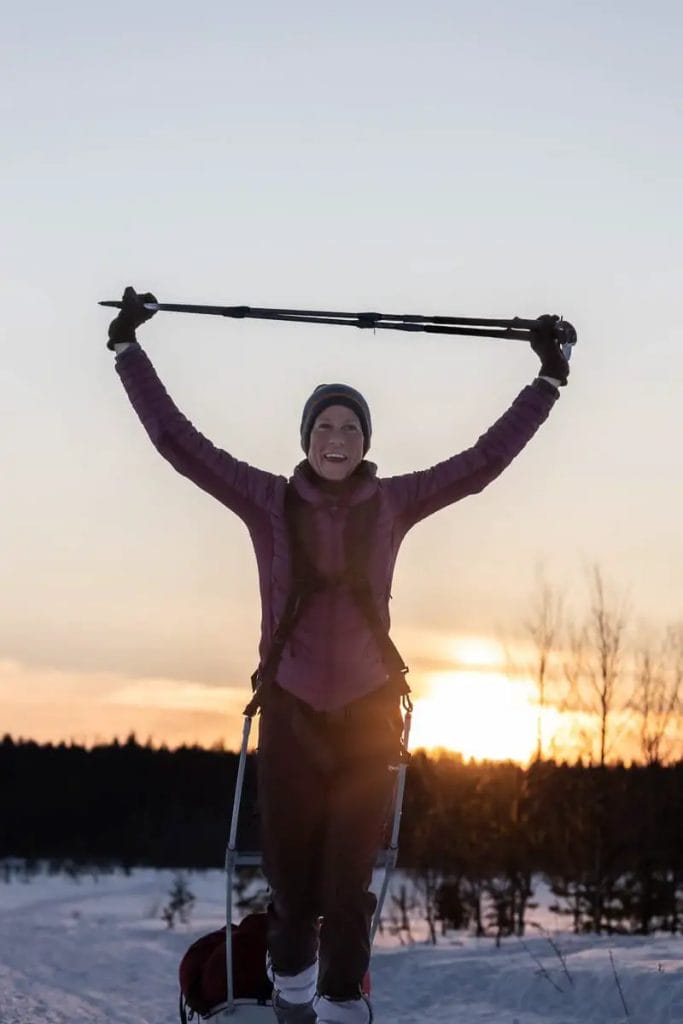 Judith beim Montane Lapland Arctic Ultra