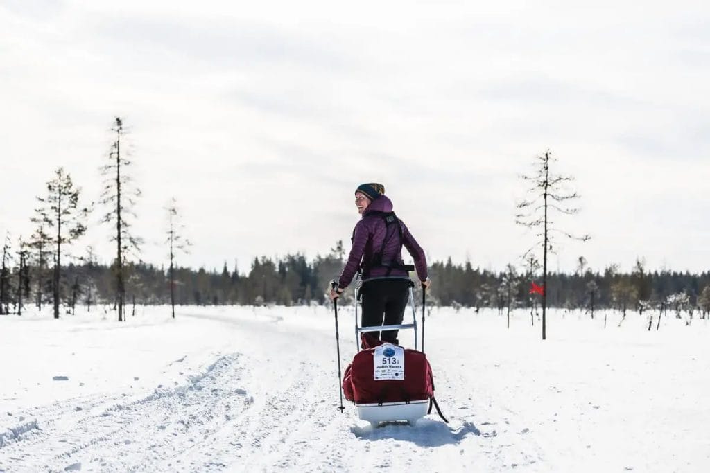 Judith beim Montane Lapland Arctic Ultra