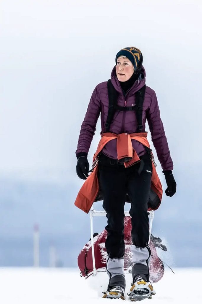 Judith beim Montane Lapland Arctic Ultra