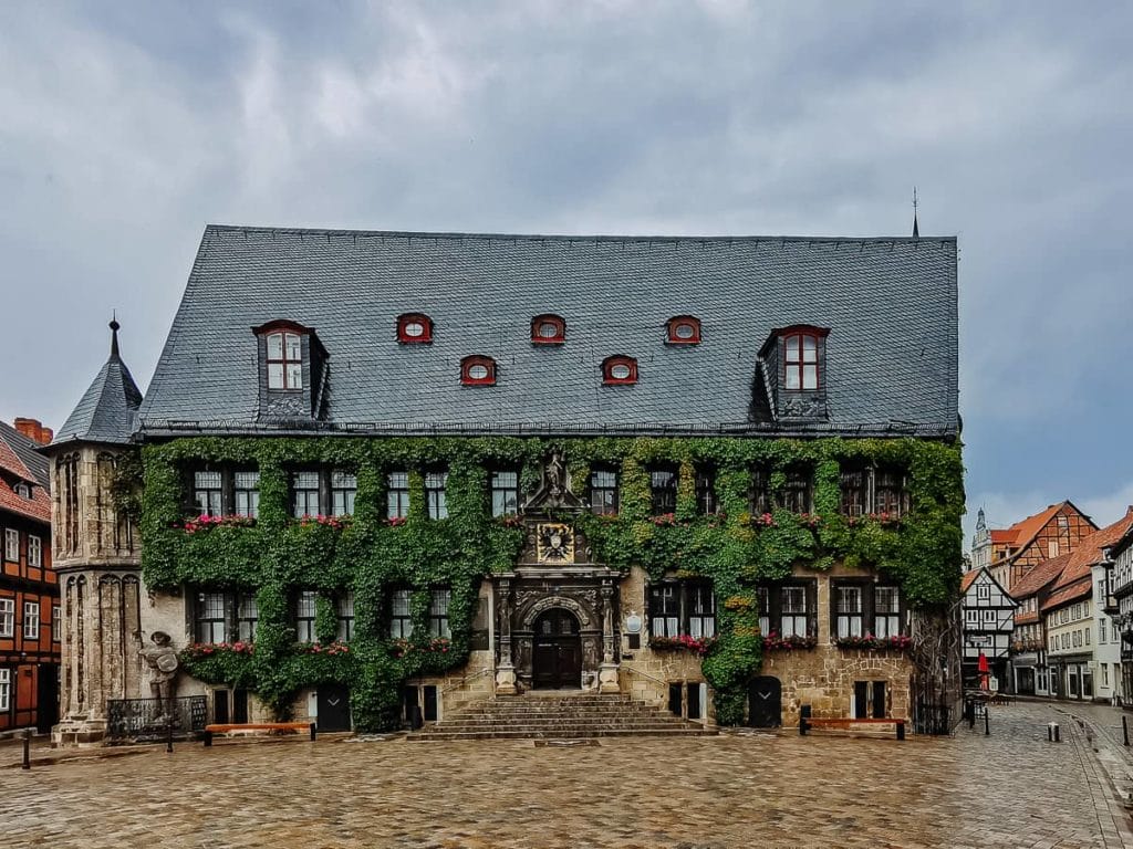 Das historischen Rathaus von Quedlinburg - Sehenswürdigkeiten Quedlinburg