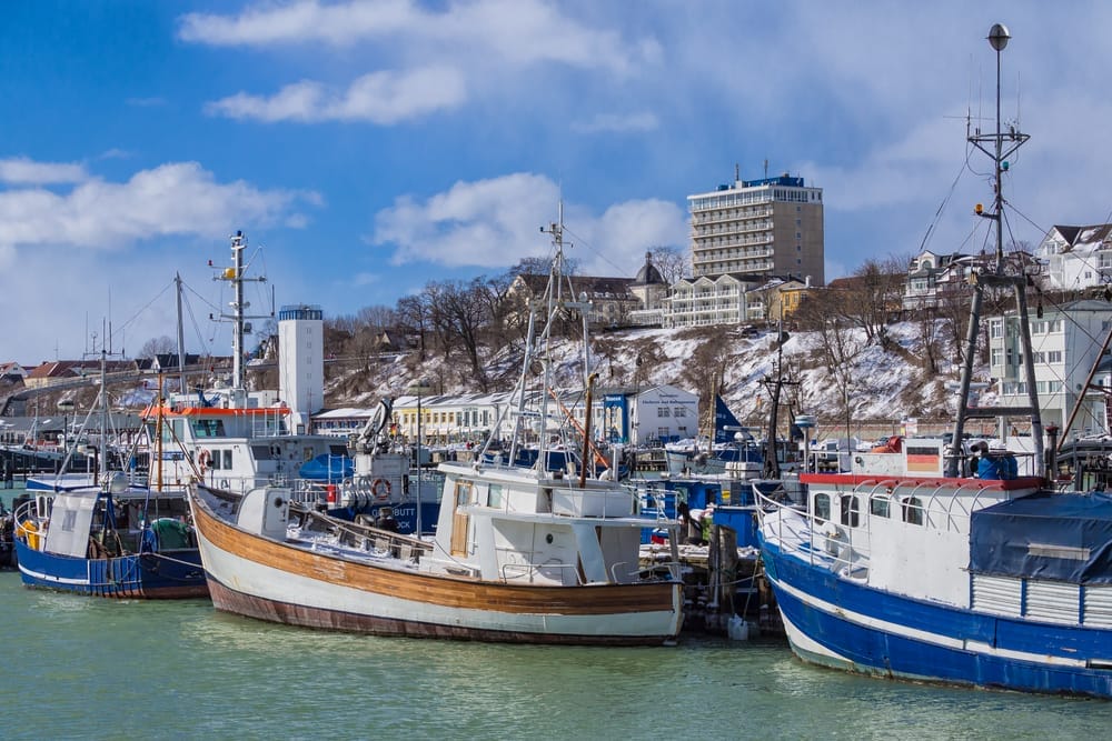 Fischerboote im Stadt und Fischereihafen von Sassnitz - Sassnitz Sehenswürdigkeiten