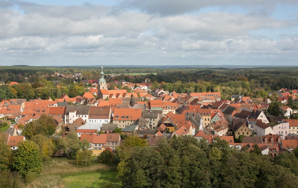 Blick auf den Kurort Bad Belzig - Schöne Städte Brandenburg