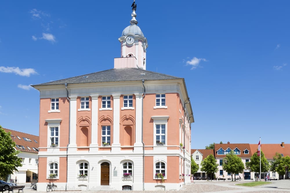 Das historische Rathaus in Templin - Schöne Städte Brandenburg