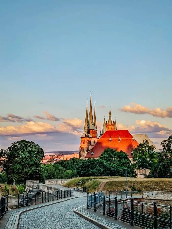 Mariendom und die Severikirche - Impressionen aus Erfurt - Schöne Städte in Thüringen