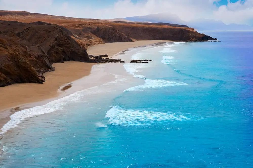 Playa de La Pared an der Westküste Fuerteventuras - Fuerteventura Strand