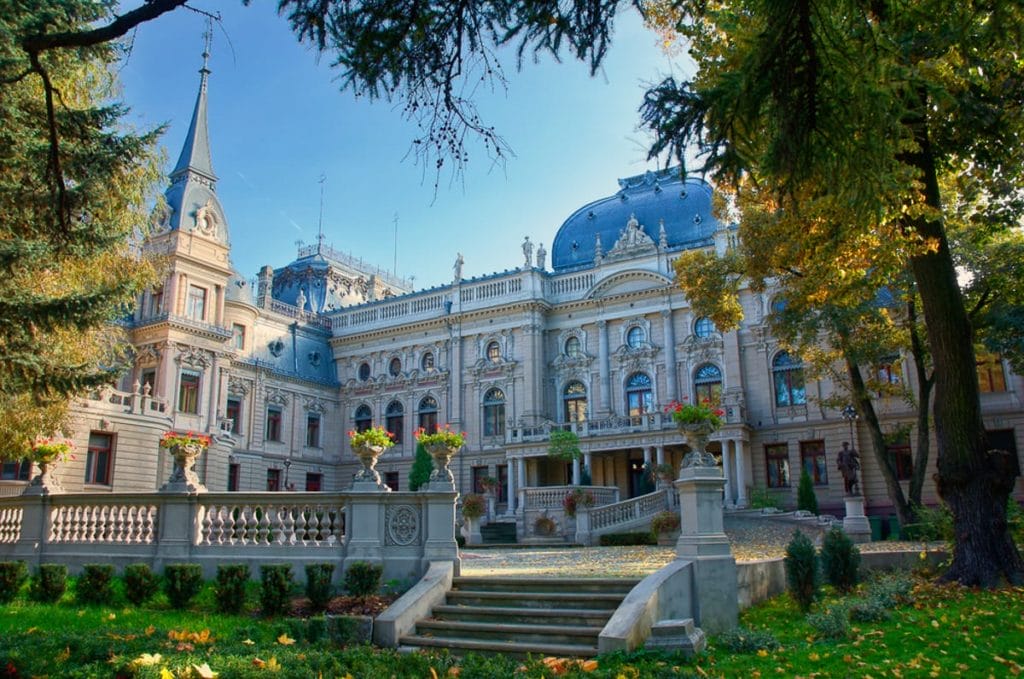 Der Poznanski's Palace in Lodz - Schöne Städte in Polen