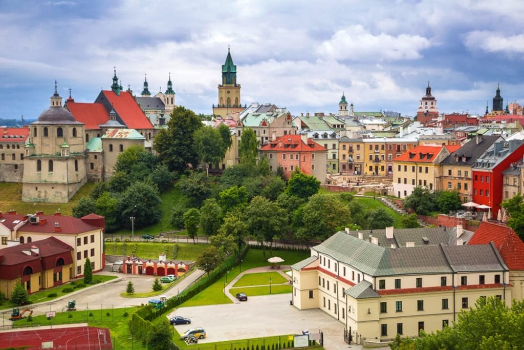 Blick auf die Altstadt von Lublin - Polen Schönste Städte