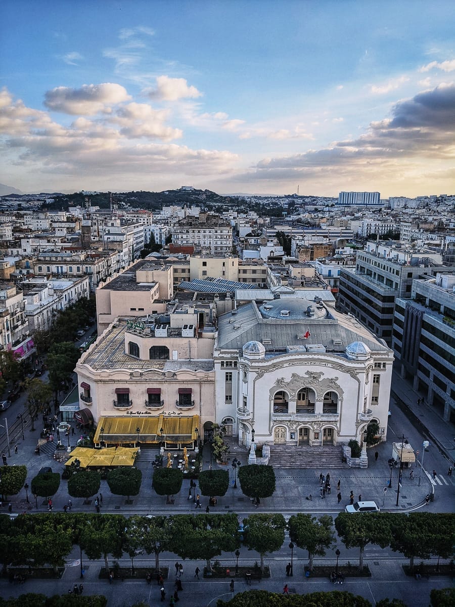 Blick auf Tunis - Tunesien Sehenswürdigkeiten