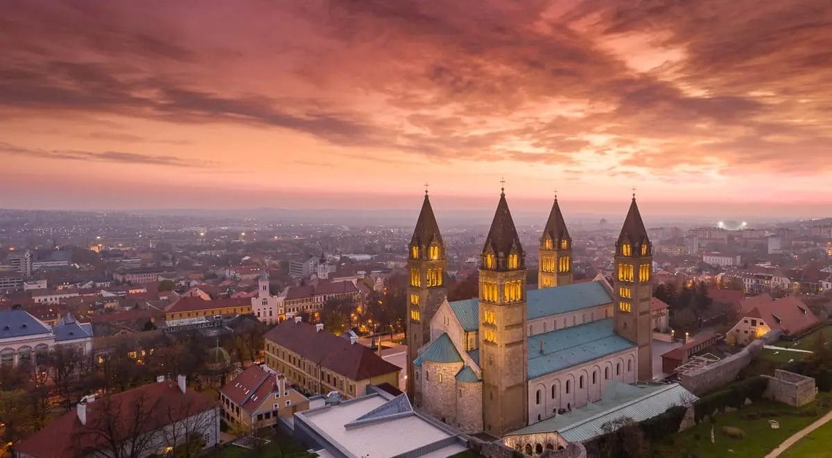 Kathedrale von Pécs in der gleichnamigen Kleinstadt