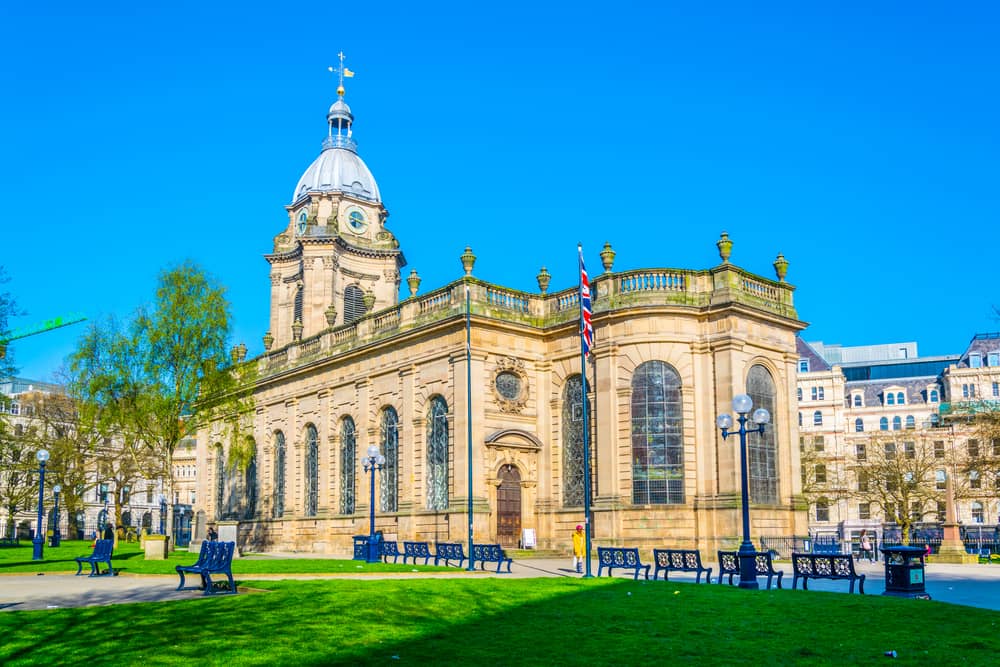 One of the oldest buildings in town. The Saint Philip's Cathedral – Things to do in Birmingham (UK)
