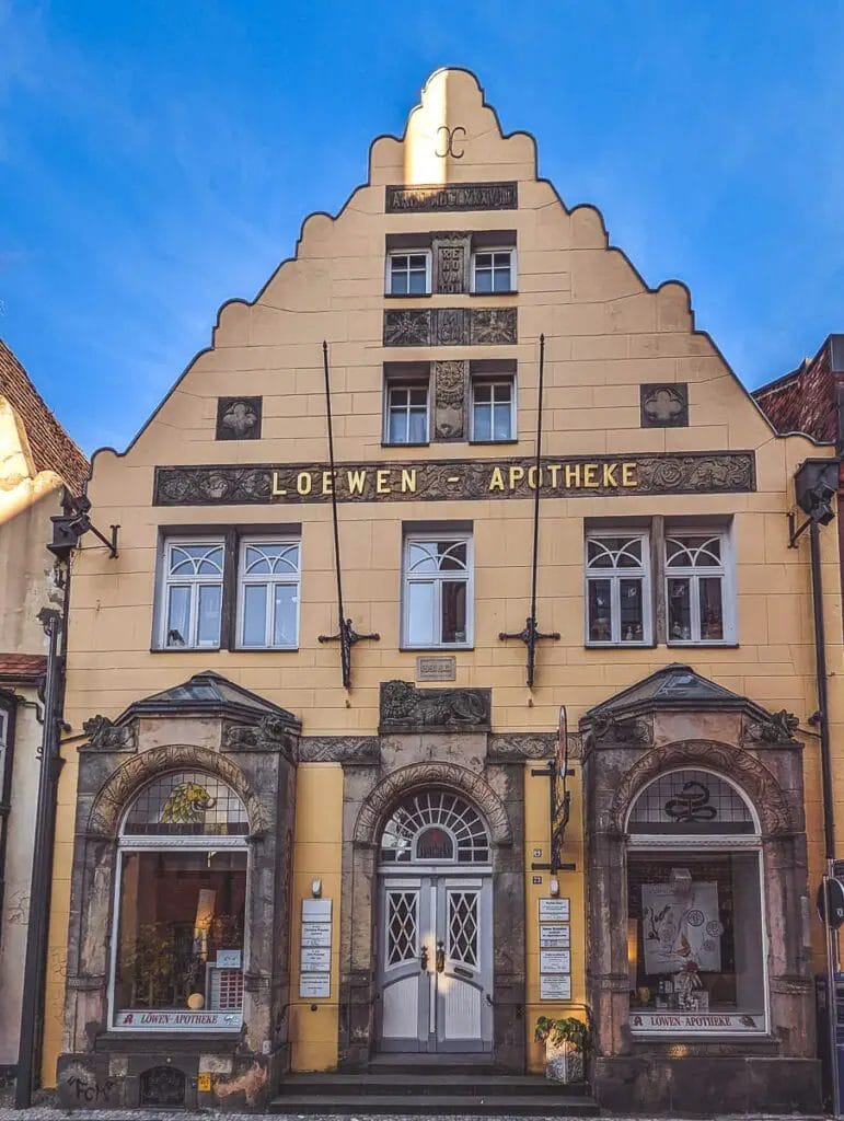 Historische Löwenapotheke in Salzwedel  - Sehenswürdigkeiten Salzwedel