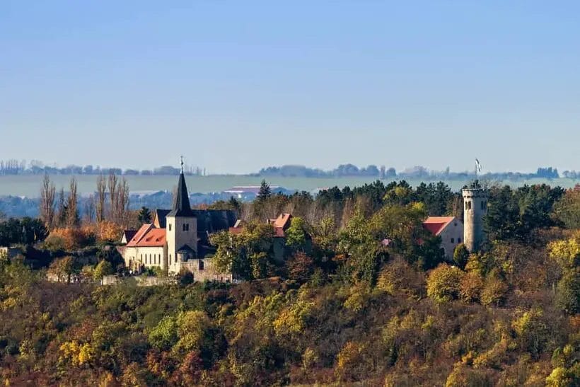 Blick auf das Kloster Zscheiplitz - Sehenswürdigkeiten Naumburg