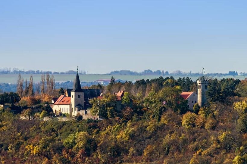 Blick auf das Kloster Zscheiplitz - Sehenswürdigkeiten Naumburg