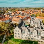 Blick über das spätherbstliche Stadthagen inkl Schloss - Stadthagen Sehenswürdigkeiten