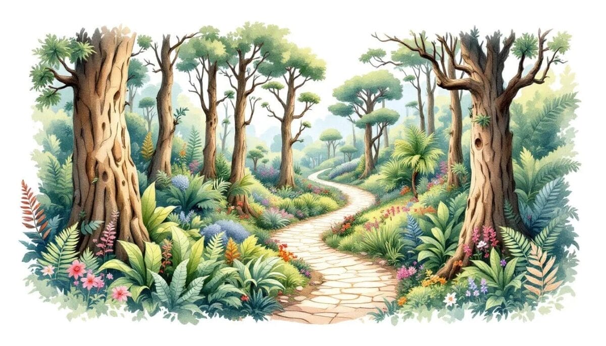 Exotenwald in Weinheim, ein einzigartiger Wald mit exotischen Pflanzen.