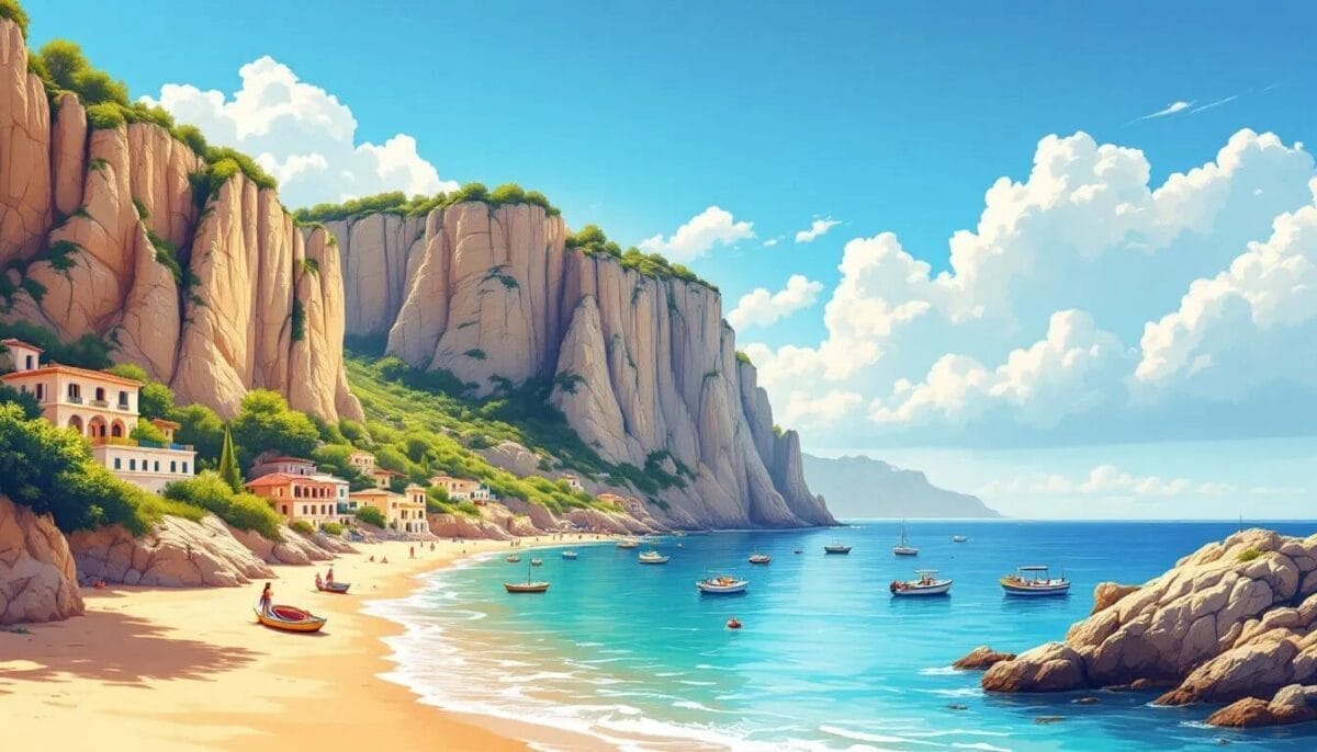 Felsen der Aphrodite, der mythische Geburtsort der Göttin in Zypern. Zypern Sehenswürdigkeiten